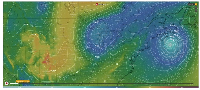 Wind and Pressure for Chicago