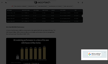 Google Preferred Source button at WCCF Tech.