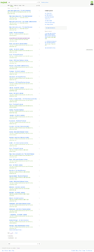 Search results from cia.gov while using Mojeek Focus.